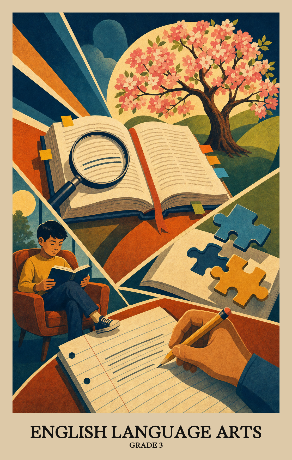 Illustration of what students learn in Grade 3 English Language Arts