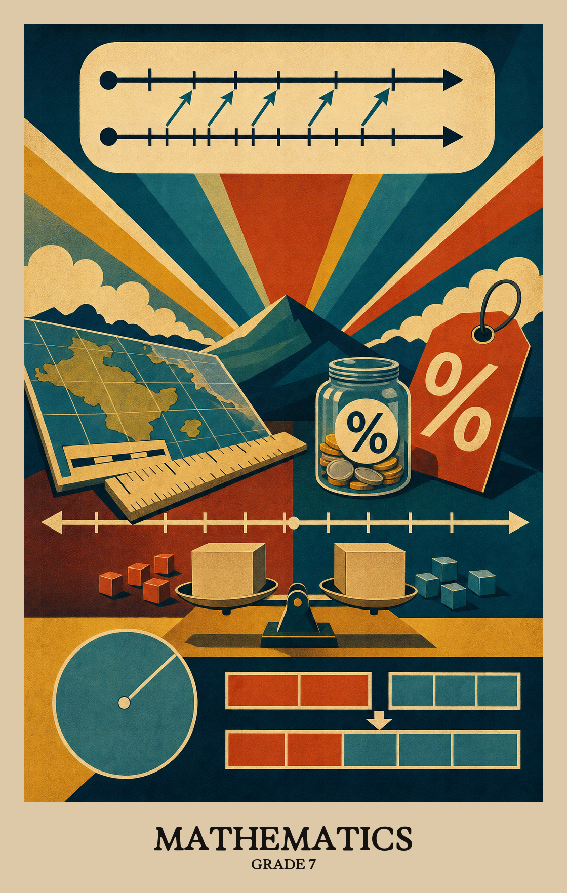 Illustration of what students learn in Grade 7 Mathematics